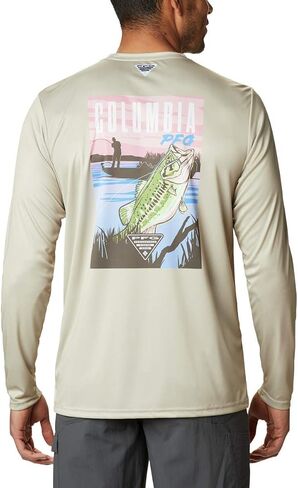 Columbia Men's Terminal Tackle PFG Vintage Fish Long Sleeve in Saudi Arabia