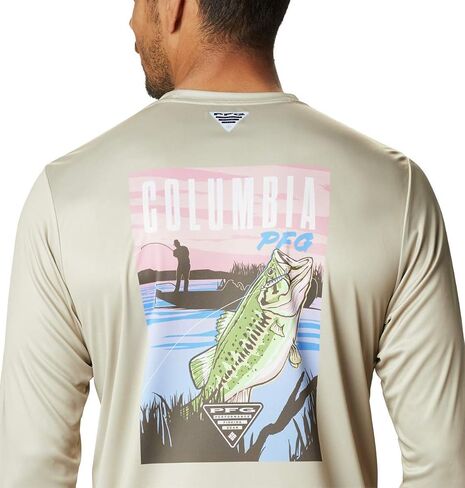 Columbia Men's Terminal Tackle PFG Vintage Fish Long Sleeve in Saudi Arabia