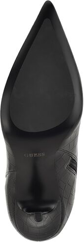 Guess Women's WAYLA Knee High Boot, Dark Brown Croco 200, 9.5 in Saudi Arabia