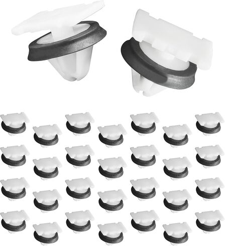 30PCS Automobile Rocker Panel Forming Clips,Automotive Clips Exterior Rocker Panel Clip, Car Accessories Body Side & Exterior Trim Moulding Clip with Sealer,Replacement for Part Number 11547581 in Saudi Arabia