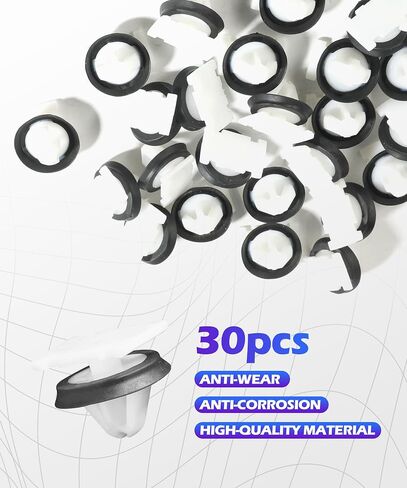 30PCS Automobile Rocker Panel Forming Clips,Automotive Clips Exterior Rocker Panel Clip, Car Accessories Body Side & Exterior Trim Moulding Clip with Sealer,Replacement for Part Number 11547581 in Saudi Arabia