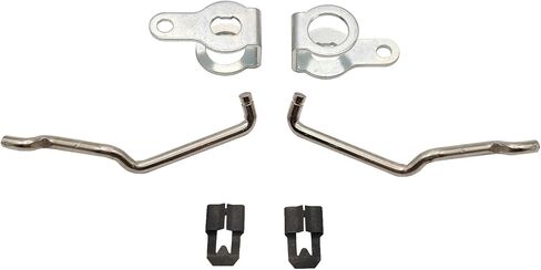 Door Lock Rod with Clip and Pawl Set Door Locks to Latch Rods Fits for Chevrolet Impala 2DRHT and Convertible 1961 1962 1963 1964, 6164DLRCP in Saudi Arabia