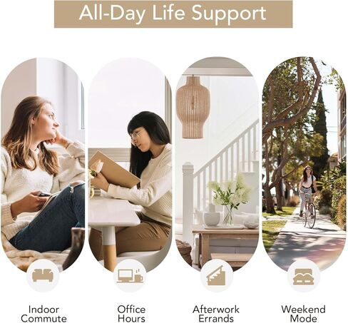 شباشب VeraCosy النسائية ذات اللونين، أحذية منزلية ناعمة ومريحة من الإسفنج الذكي غير قابلة للانزلاق in Kuwait