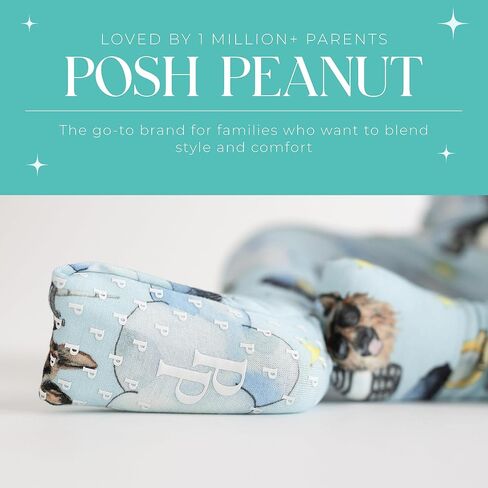 Posh Peanut Convertible Baby Sleepers - Footless Baby Pajamas with 2 Way Zipper for Easy Diaper Changes (Newborn/0-3 Months) Sharks in Saudi Arabia