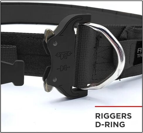 AYIN TACTICAL Quick Release Rigger MOLLE Belt - 1.5 inch Inner & 2 inch Outer Range Tactical Heavy Duty in Saudi Arabia