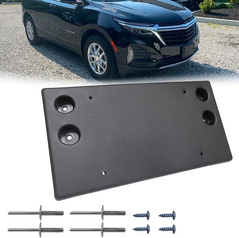 Front Bumper License Plate Frame Bracket Holder Fits for 2022 2023 2024 Chevrolet Equinox Replace GM1068227 84737664 in Saudi Arabia