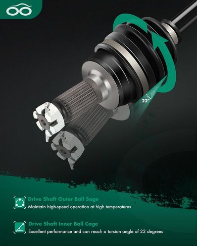SCITOO 2203844 Front Left Right CV Axle Fits 2015 For Polaris Scrambler 850 2014-2015 For Scrambler XP 1000 2013-2015 For Scrambler XP 850 2010-2015 Sportsman 850 in Saudi Arabia