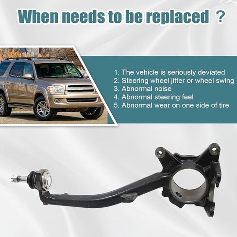 GXARTS Front Driver Spindle Knuckle 4320234030 Compatible with Toyota Sequoia 2004-2007 Compatible with Toyota Tundra 2004-2006 in Saudi Arabia