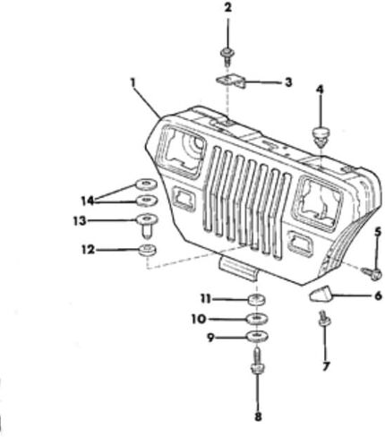 وسائد شواء مطاطية للطرق الوعرة متوافقة مع جيب رانجلر YJ 1987-1995 in Saudi Arabia
