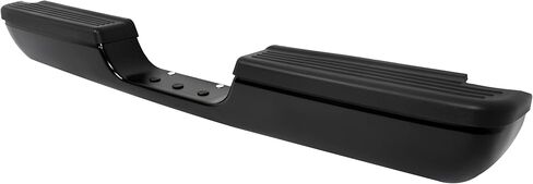 مجموعة المصد الخلفي HECASA متوافقة مع 1994-2002 Dodge Ram 1500 2500 3500 Fleetside/Styleside مع وسادات متدرجة من الفولاذ + البلاستيك المطلي بمسحوق شديد التحمل باللون الأسود in Kuwait