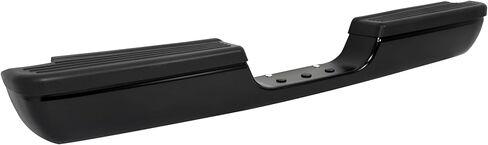 مجموعة المصد الخلفي HECASA متوافقة مع 1994-2002 Dodge Ram 1500 2500 3500 Fleetside/Styleside مع وسادات متدرجة من الفولاذ + البلاستيك المطلي بمسحوق شديد التحمل باللون الأسود in Kuwait