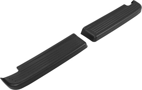 HECASA Rear Bumper Assembly Compatible with 1994-2002 Dodge Ram 1500 2500 3500 Fleetside/Styleside w/Step Pads Steel+Plastic Powder Coated Heavy Duty Black in Saudi Arabia