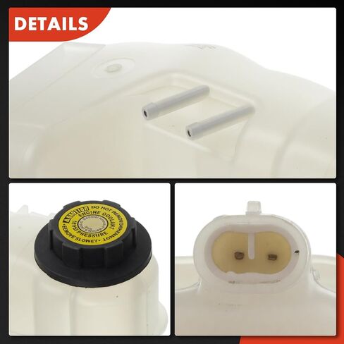 A-Premium Engine Coolant Overflow Recovery Reservoir Tank [with Cap & Sensor] Compatible with Chevy Malibu 1997-1998, Cavalier 1995-1998 & Oldsmobile Cutlass 1997-1998 & Pontiac Sunfire 1995-1998 in Saudi Arabia