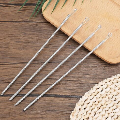 2pcs Drawstring Threader Tool, Metal Spring Threader Drawstring Tool Flexible Elastic Easy Replacement Rope String Threader for Hoodies Pants Sweatpants Jackets Trunks Trousers in Kuwait