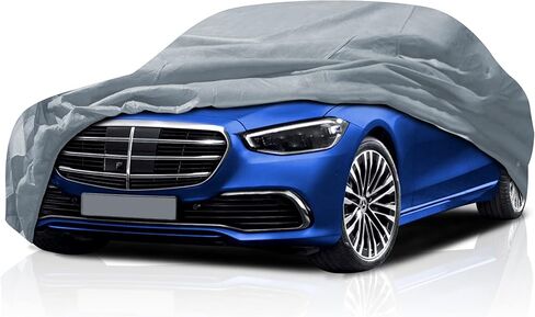 5 Layer Car Cover for Mercedes-Benz S500 S580 S580e 4MATIC 2022-2025 Sedan 4-Door, Semi Custom Fit Full Coverage Pollution, Dust, Sun, Snow, Rain All Weather Protection, Breathable in Saudi Arabia