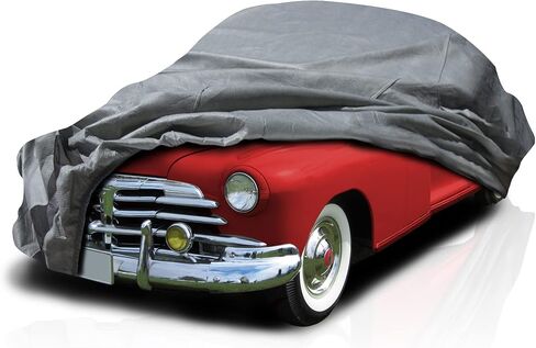 5 Layer Car Cover for Dodge Coronet 1949-1952 Sedan 4-Door Coupe 2-Door, Semi Custom Fit Full Coverage Pollution, Dust, Sun, Snow, Rain, Hail All Weather Protection, Breathable in Saudi Arabia