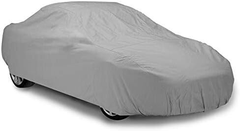 غطاء سيارة من 4 طبقات من القطن الناعم المرصع بالطلاء يحمي جميع الأحوال الجوية في الأماكن المغلقة والخارجية وواقي السيارات من نسيج مسامي مع طلاء مقاوم للماء وحماية من الغبار والشمس والمطر لسيارة سيدان بالحجم الكامل in Kuwait