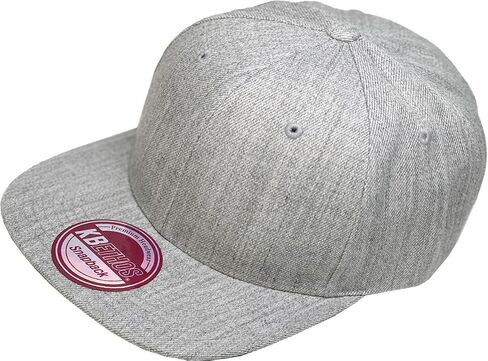 Classic Snapback Hat Blank Cap - Wool Blend Flat Visor in Kuwait