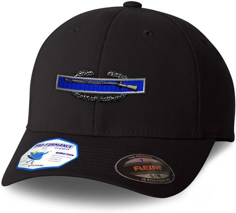 Flexfit Cap for Men & Women Embroidered Combat Infantry-Man Badge Embroidery Flexfit Hats Baseball Caps in Saudi Arabia