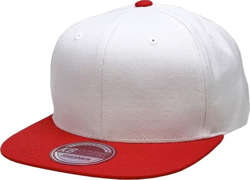 Classic Snapback Hat Blank Cap - Wool Blend Flat Visor in Kuwait