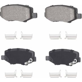 4PCS Rear Ceramic Brake Pads Fit for Dodge Nitro 3.7L/4.0L 07-11 for Jeep Liberty 3.7L 08-12 for Wrangler 3.8L 07-11 for Wrangler JK 3.6L 18 for Wrangler 3.6L 12-17 in Saudi Arabia
