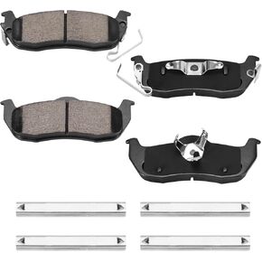 Front Brake Pads for 2009 2010 2011-2018 Dodge Ram 2500 3500 Ceramic 2010 2011 2012 2013 2014 2015 2016 2017 Replacement Brake Pads w/Hardware HZ1399 in Kuwait
