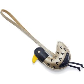 حقيبة سحر فراخ البط مضحك لطيف سلسلة المفاتيح تصميم الجلود لمحفظة البطة السوداء in Kuwait