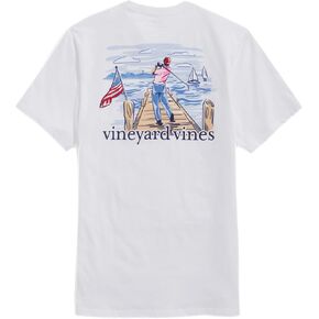 vineyard vines Men's Pier Golf Swing Short-Sleeve Pocket Tee in Saudi Arabia