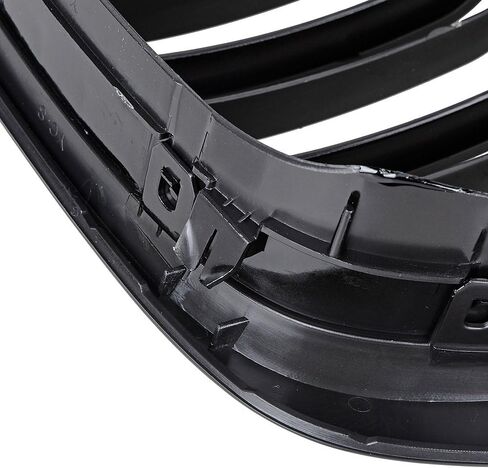 Front Upper Shiny Glos Black Kidney Grille Grill Compatible with 1999-2002 E46 2-Door Coupe Cabriolet 2DR in Saudi Arabia