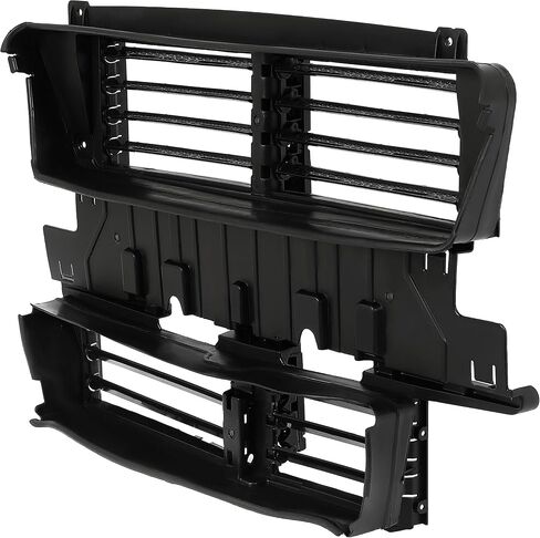 KUAFU Active Grille Shutter Compatible with 2017-2020 Ford Fusion 2019-2020 Ford SSV Plug-In Hybrid/Police Responder Hybrid Replacement for HS7Z8475A HS7Z8475C Plastic Black Radiator Air Shutter in Saudi Arabia