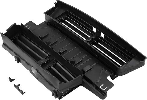 KUAFU Active Grille Shutter Compatible with 2017-2020 Ford Fusion 2019-2020 Ford SSV Plug-In Hybrid/Police Responder Hybrid Replacement for HS7Z8475A HS7Z8475C Plastic Black Radiator Air Shutter in Saudi Arabia