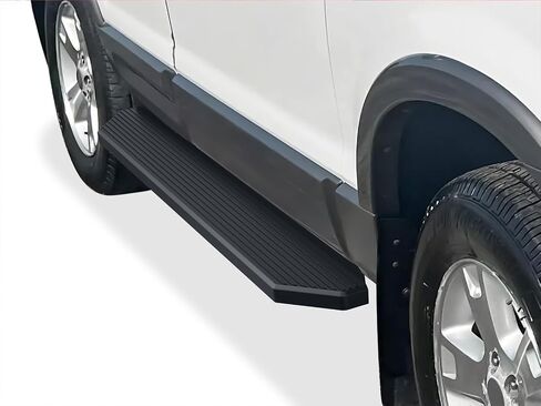 APS 6-inch Aluminum (Polished Flat Style) Running Boards Nerf Bars Side Steps Compatible with Ford Explorer Mercury Mountaineer 2002-2005 4-Door (Exclude Sport Model) in Saudi Arabia