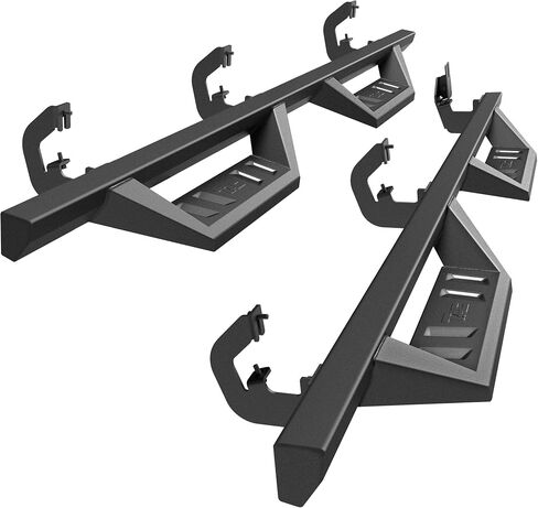 TAC Sidewinder Running Boards Fit 2007-2018 Silverado/Sierra 1500 EXT/Double Cab|2007-2019 2500/3500 EXT/Double Cab 4" Drop Side Step Nerf Bar Rocker Slider Pickup Truck Exterior Accessories 2pcs in Saudi Arabia