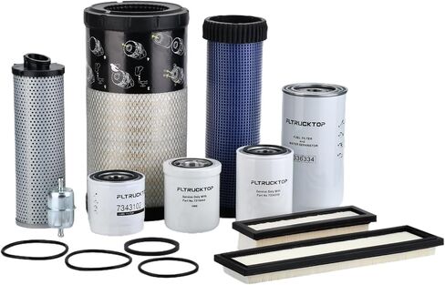 Filter Kit for Bobcat S62 S64 S66 S76 Skid Steer Loaders T62 T64 T66 T76 Track Loaders Replace 7386224 7386225 7414582 7336334 7319444 7343102 7348032 in Saudi Arabia
