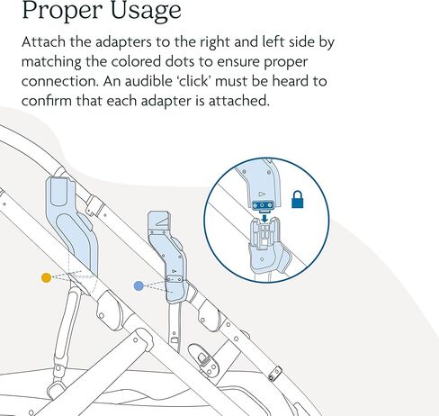 محول مقعد السيارة من UPPAbaby لمقاعد سيارة الأطفال الرضع من شيكو / متوافق مع عربات الأطفال Vista، Vista V2، Cruz، Cruz V2 / مرفق سريع + آمن / محول فردي in Kuwait