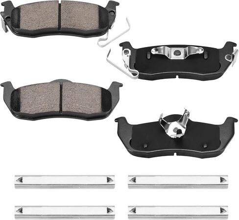 Front Brake Pads for 2009 2010 2011-2018 Dodge Ram 2500 3500 Ceramic 2010 2011 2012 2013 2014 2015 2016 2017 Replacement Brake Pads w/Hardware HZ1399 in Kuwait