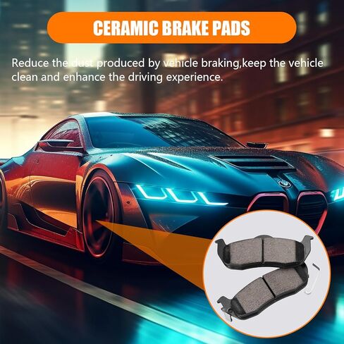 Front Brake Pads for 2009 2010 2011-2018 Dodge Ram 2500 3500 Ceramic 2010 2011 2012 2013 2014 2015 2016 2017 Replacement Brake Pads w/Hardware HZ1399 in Kuwait