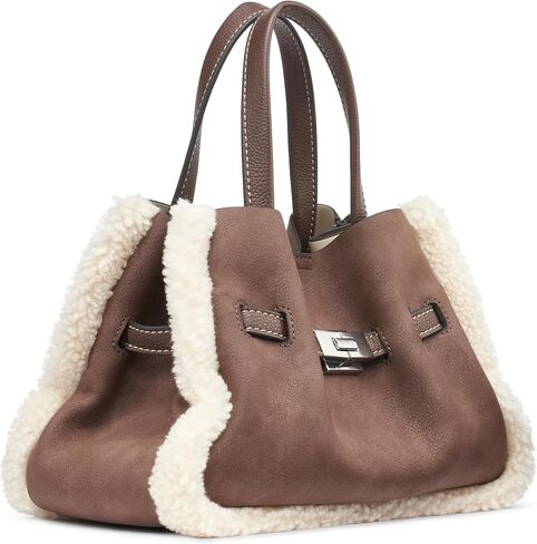 DKNY Small Satchel Bag, Chocolate in Saudi Arabia