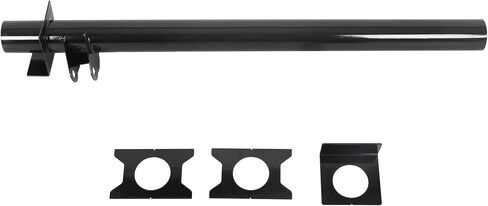 ECOTRIC Rear Crossmember & Rear Fuel Tank Support Crossmember Compatible With 1999-2010 Chevy Chevrolet Silverado GMC Sierra 1500 2500 3500 2500HD 3500HD Steel Powder Coated Black 2 Pcs in Saudi Arabia