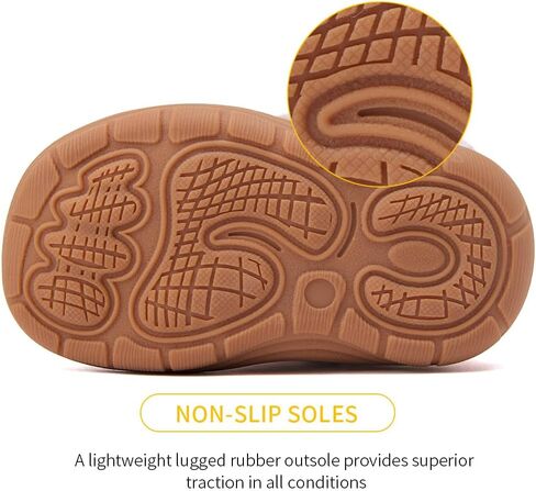 BMCiTYBM Baby Snow Boots Boys Girls Winter Infant Shoes Anti-Slip 6 9 12 18 24 Months Faux Fur in Saudi Arabia