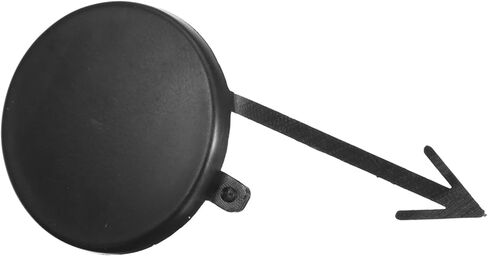 Front Bumper Tow Hook Cover Car Towing Hook Eye Hole Cover Replacement 3C8807241A for Volkswagen Passat CC 2013-2017 Matte Black Durable Material in Saudi Arabia