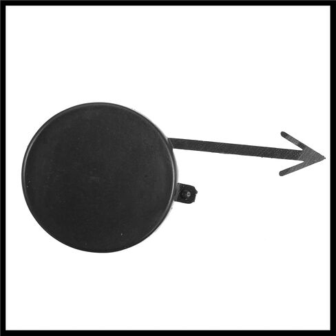 Front Bumper Tow Hook Cover Car Towing Hook Eye Hole Cover Replacement 3C8807241A for Volkswagen Passat CC 2013-2017 Matte Black Durable Material in Saudi Arabia