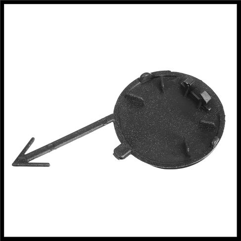 Front Bumper Tow Hook Cover Car Towing Hook Eye Hole Cover Replacement 3C8807241A for Volkswagen Passat CC 2013-2017 Matte Black Durable Material in Saudi Arabia