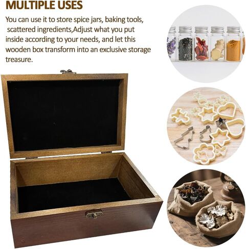 arricraft 1 Pc Wooden Memory Keepsake Box, Sun Moon Tree of Life Engraved Pattern Rectangle Pine Tarot Box for Anniversary Jewelry Board Storage (9.45x5.51x3.54 Inch) in Saudi Arabia