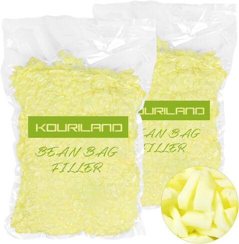 4LBS Bean Bag Filler - Shredded Memory Foam Beanbag Filling Pillow Stuffing Bean Bag Refill for Couch Cushion Stuffed Animals Dog Bed Chair Arts Crafts in Kuwait