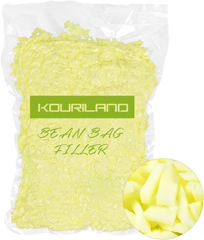 4LBS Bean Bag Filler - Shredded Memory Foam Beanbag Filling Pillow Stuffing Bean Bag Refill for Couch Cushion Stuffed Animals Dog Bed Chair Arts Crafts in Kuwait