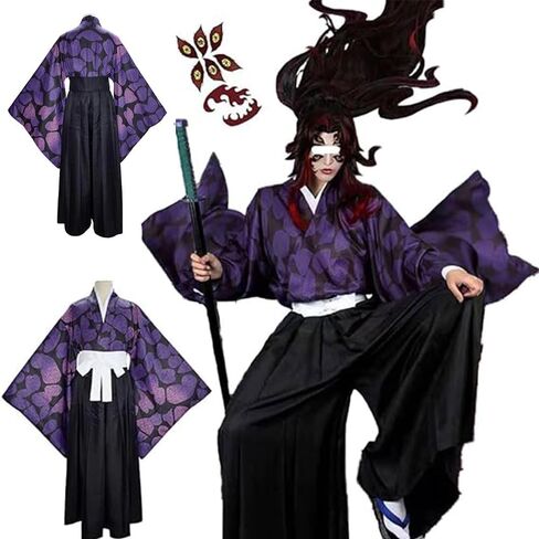 Lmetsky Men Costume Men Kimono Outfit Uniform Robe Halloween in Saudi Arabia