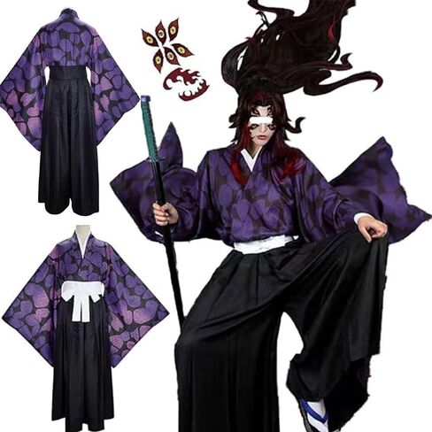 Lmetsky Men Costume Men Kimono Outfit Uniform Robe Halloween in Saudi Arabia