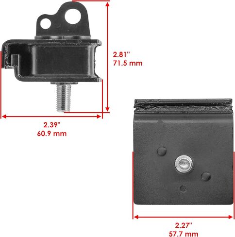 Caltric 4x Engine Mount Damper Compatible with Yamaha Rhino 700 YXR700F 2008-2009 2011 2012 5B4-21485-01-00 in Saudi Arabia