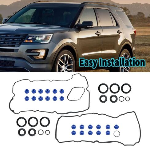 VS50684 Valve Cover Gasket Set, Replacement for Ford Explorer Flex Taurus Police Interceptor Utility Police Interceptor Sedan Replacement for Lincoln MKS MKT, Replaces VS50884R in Saudi Arabia